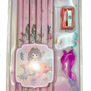 12 HB Pencil + Eraser + Sharpner